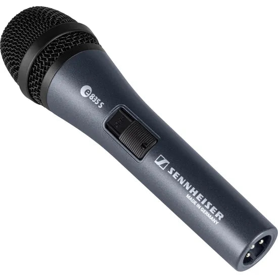 Microfone Sennheiser E835-S Dinâmico Cardioide
