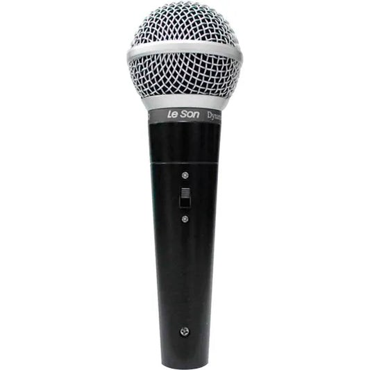 Microfone de Mão Leson LS50 Dinâmico Preto