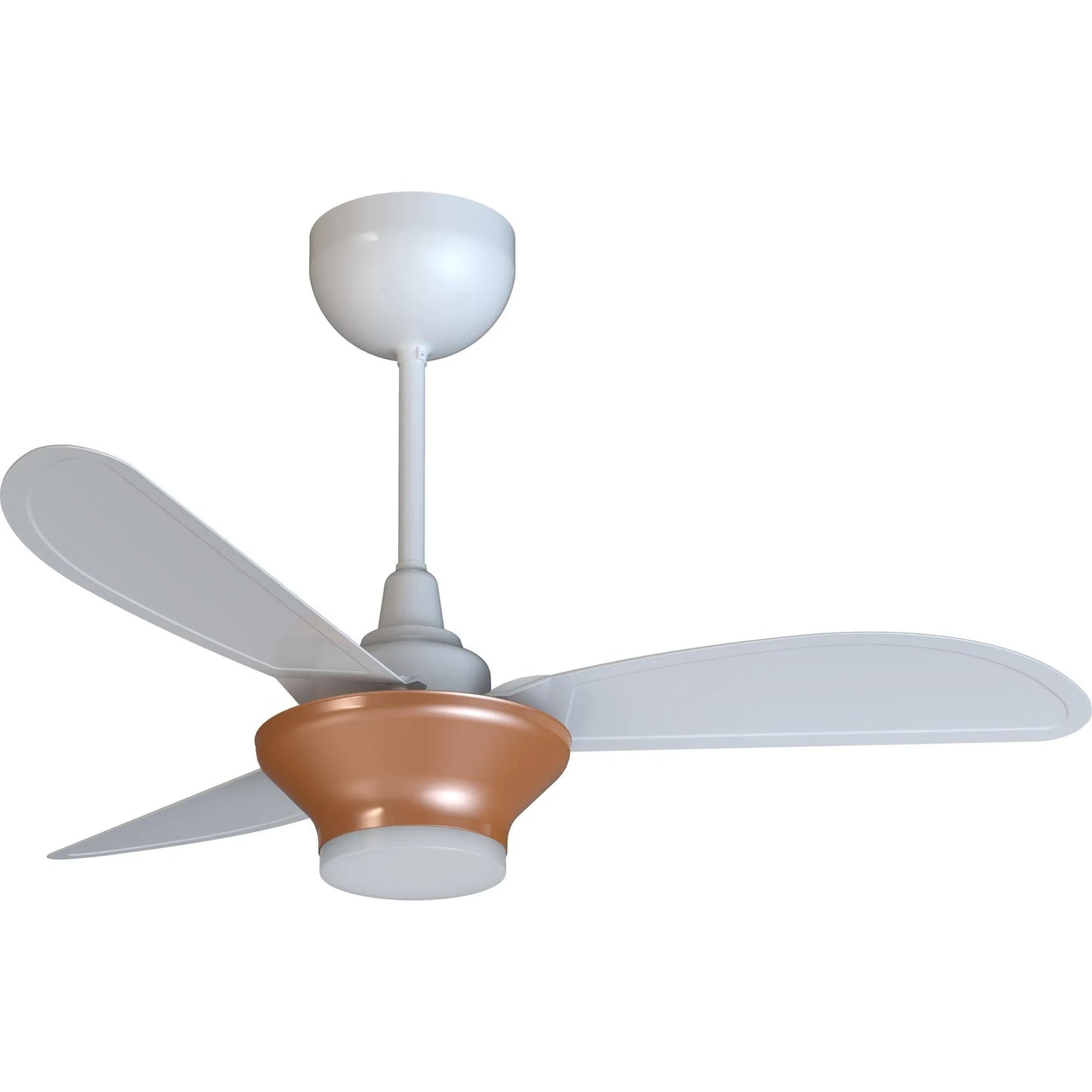 Ventilador de Teto Ventisol 3 Pás Branco/Bronze Bivolt
