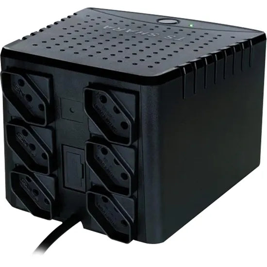 Estabilizador Powerest Abs 1000VA Bivolt Preto Ts Shara