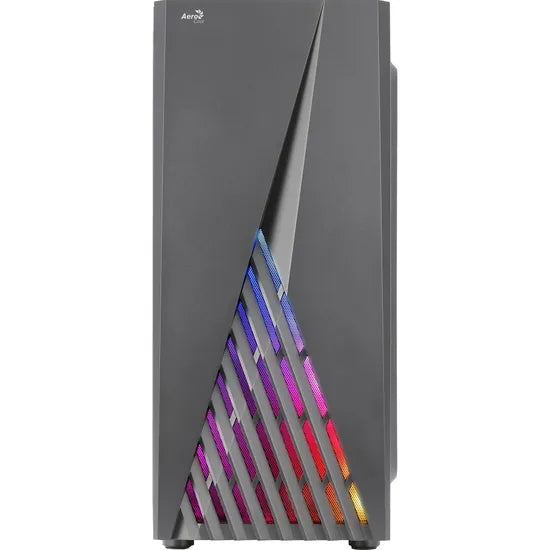 Gabinete Gamer Aerocool Delta Preto RGB Lateral Vidro