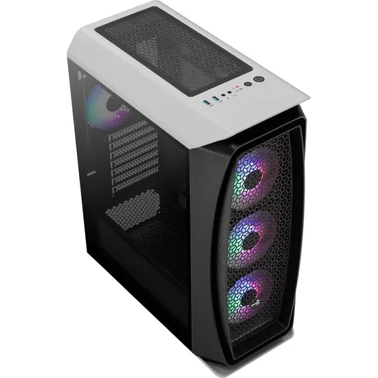 Gabinete Gamer Aerocool Aero One Frost  RGB Lateral Vidro