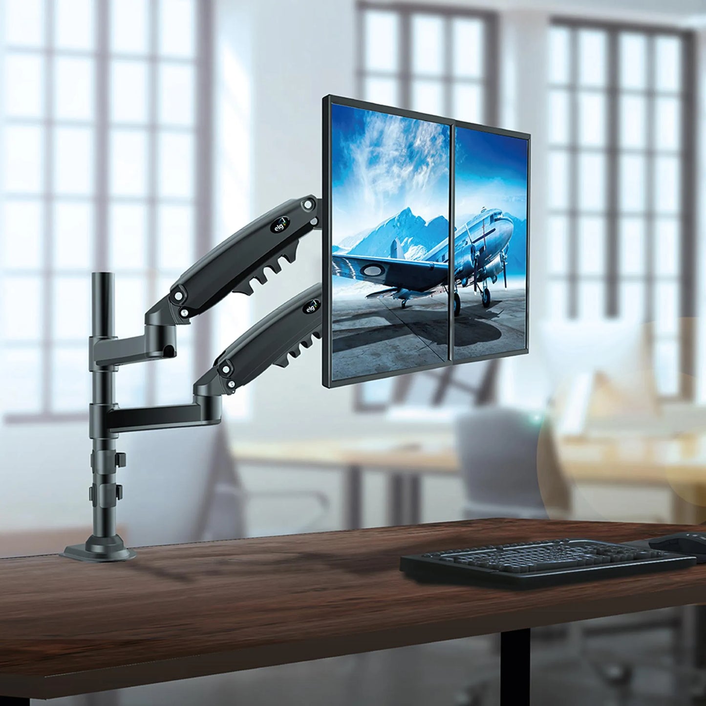 Suporte Torre Para Monitor Multiarticulado 22-32" ELG FH160N