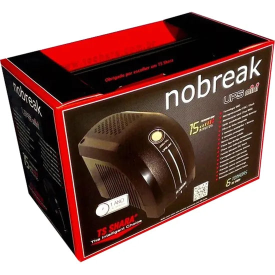 Nobreak Ts Shara Ups Mini 600VA Bivolt