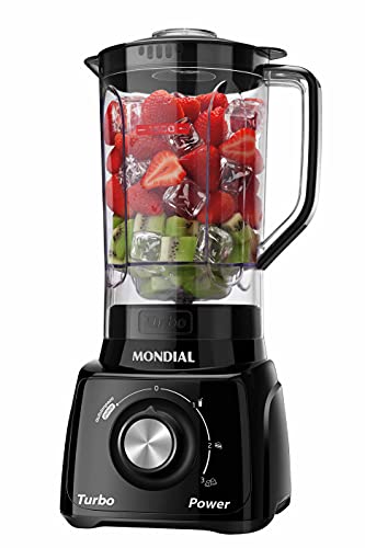 Liquidificador Turbo Power, Mondial, Preto, 550W, 110V - L-99 FB