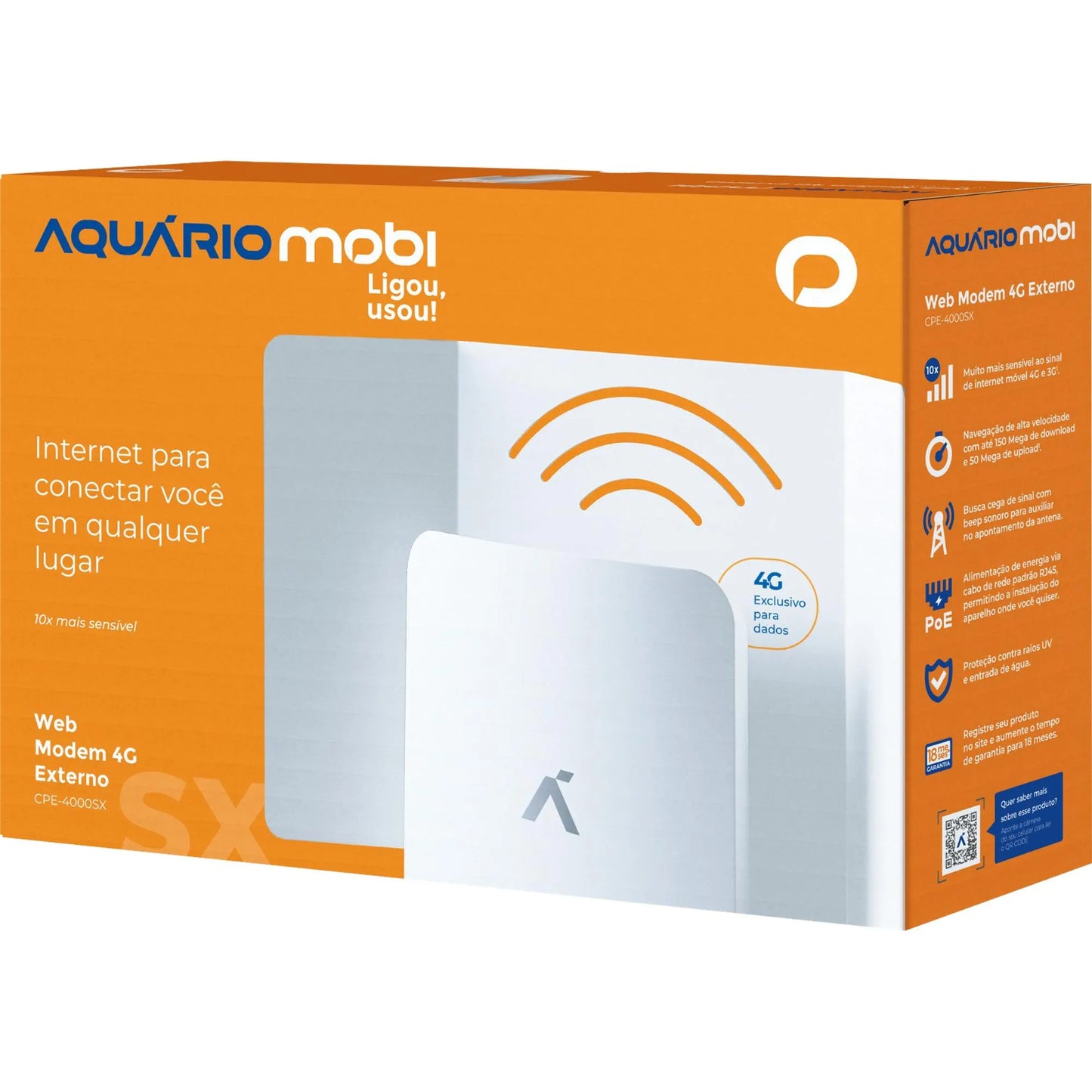 Modem Externo 4g CPE-4000SX Aquário