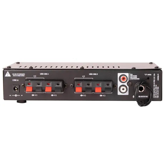 Amplificador Hayonik Compact 400 40W RMS Com Bluetooth