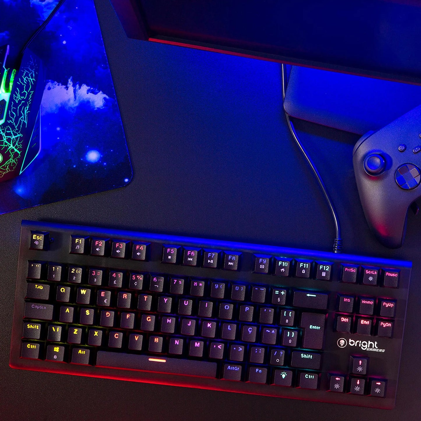 Teclado Gamer Mecânico Bright GTC561 Preto